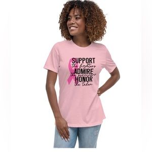 Graphic T-Shirt "SUPPORT, ADMIRE & HONOR"